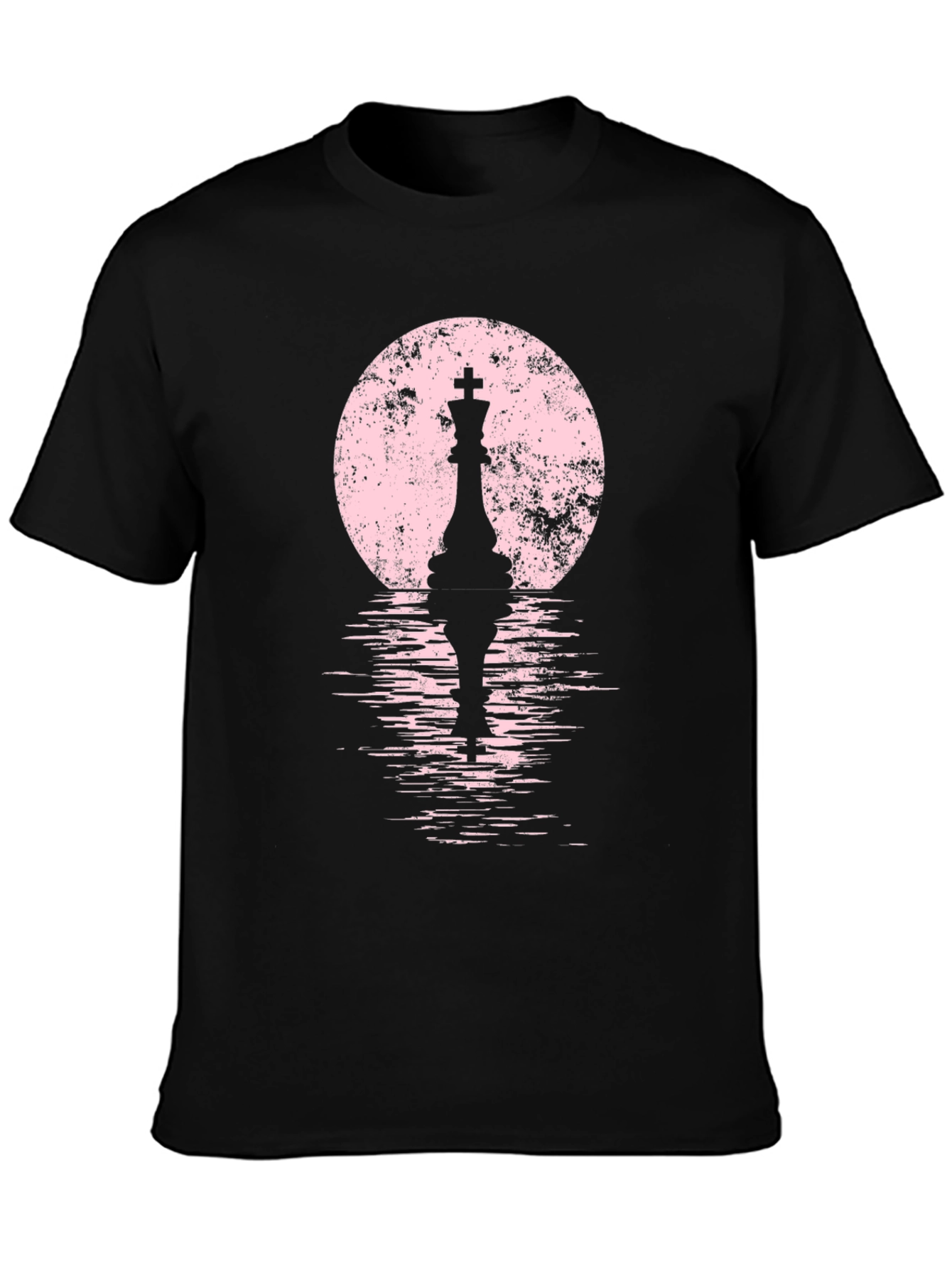 Chess King Silhouette T-Shirt - Stylish Graphic Tee