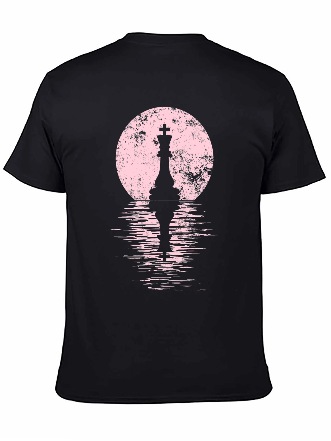 Chess King Silhouette T-Shirt - Stylish Graphic Tee