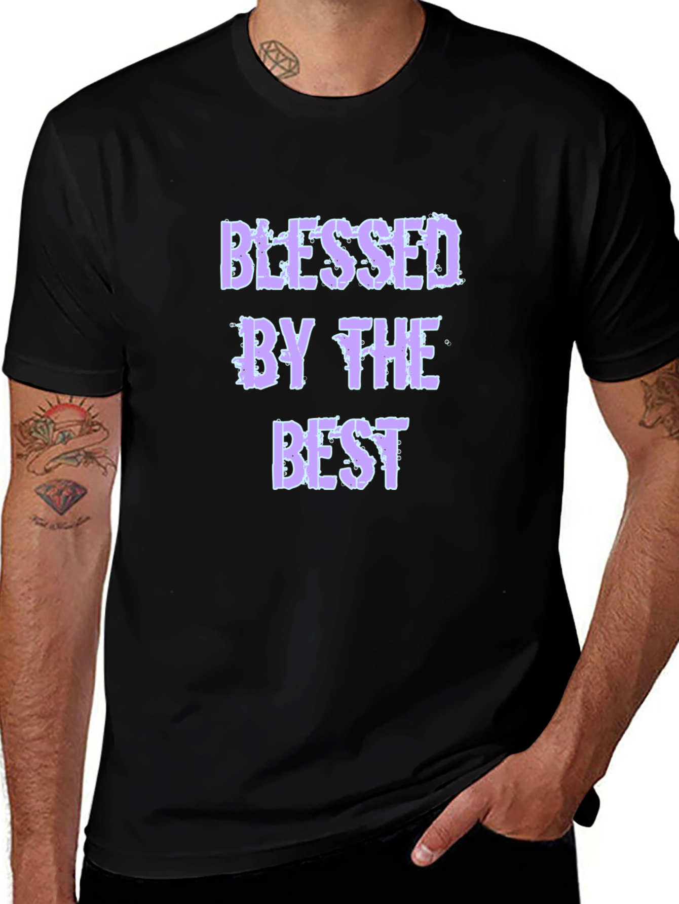 Blessed by the Best Black Tee
