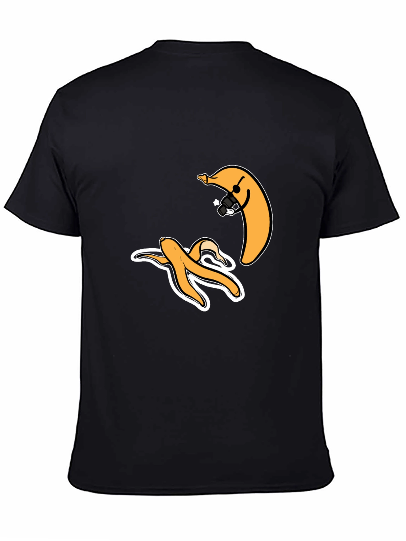 Funny Banana Graphic T-Shirt - Peel Out!