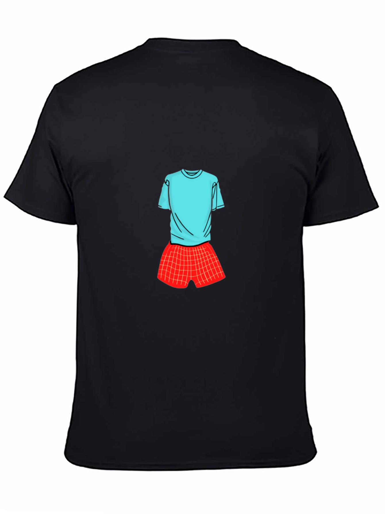 Graphic Tee: Shirt & Shorts Illusion