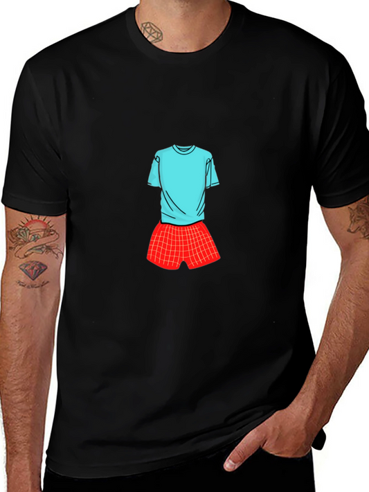 Graphic Tee: Shirt & Shorts Illusion