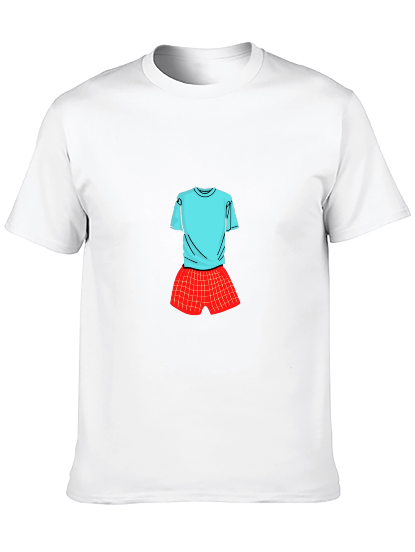 Graphic Tee: Shirt & Shorts Illusion