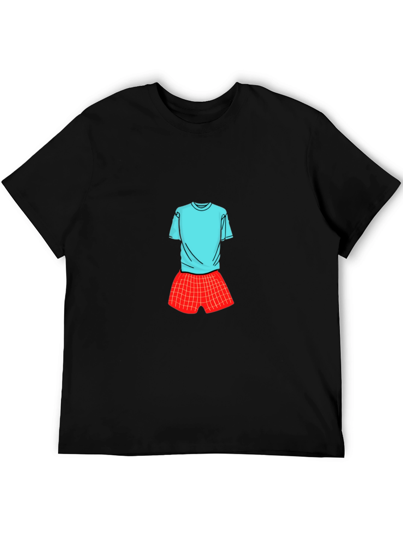 Graphic Tee: Shirt & Shorts Illusion