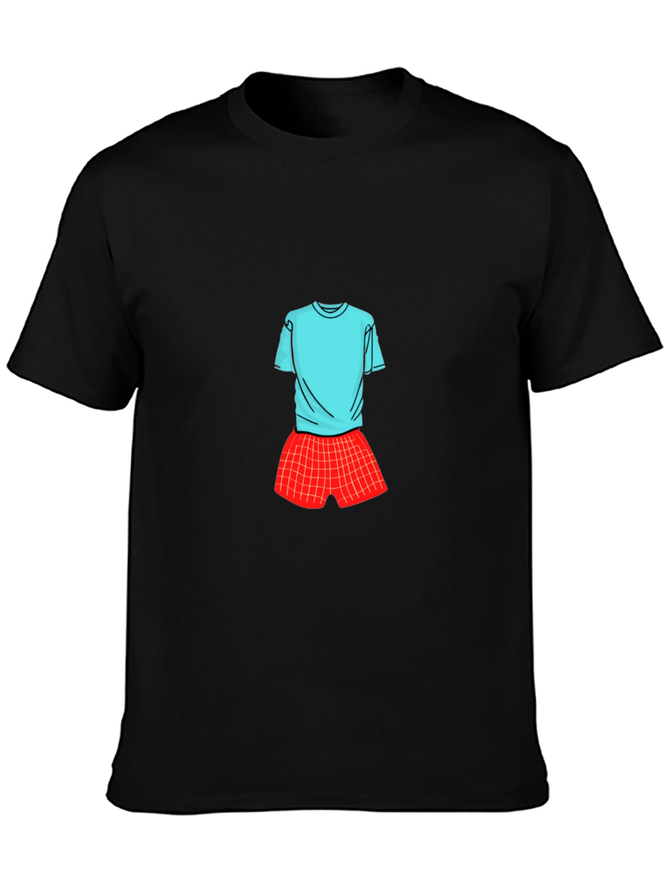 Graphic Tee: Shirt & Shorts Illusion