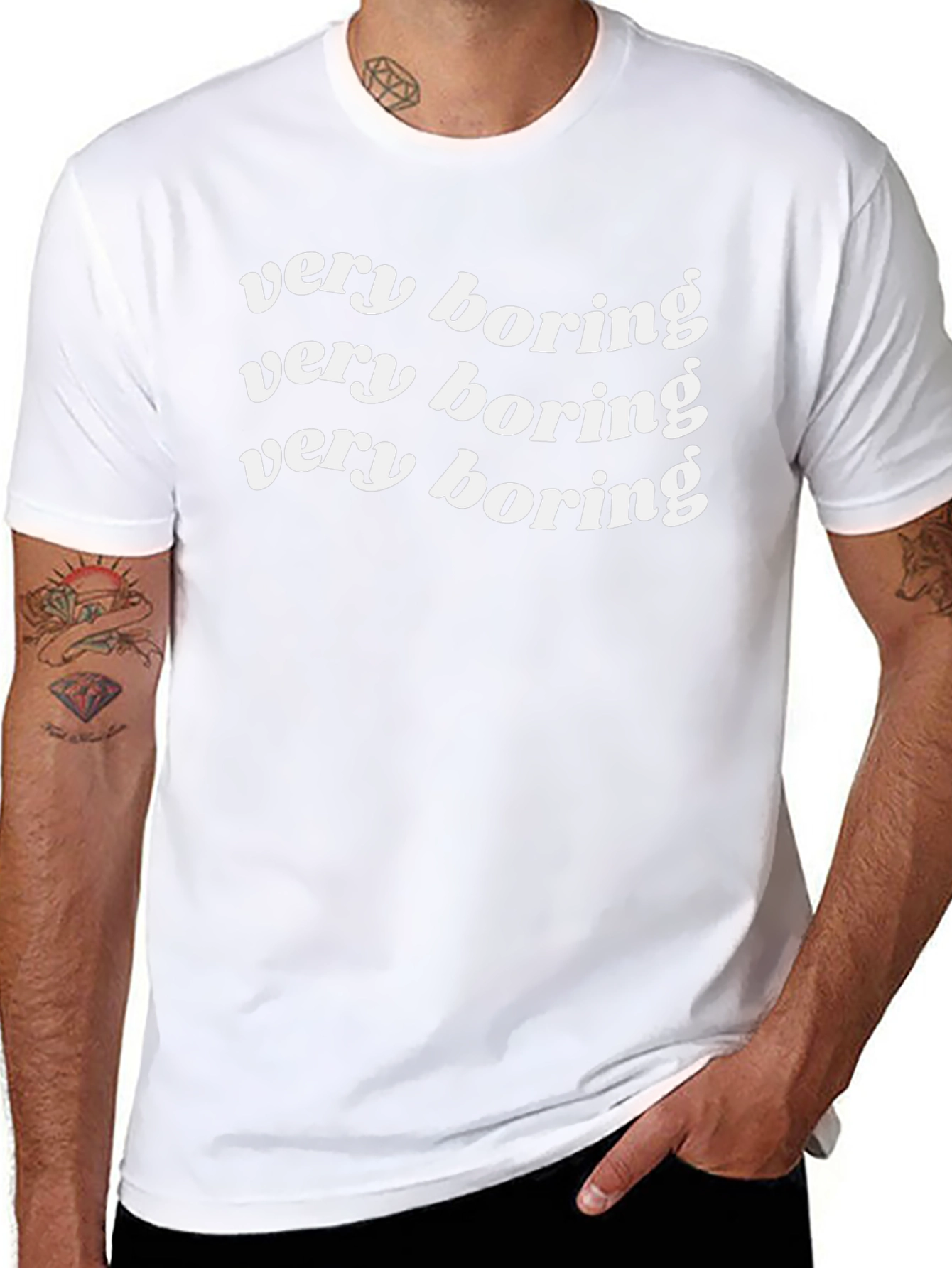 Very Boring T-Shirt - Casual Graphic Tee