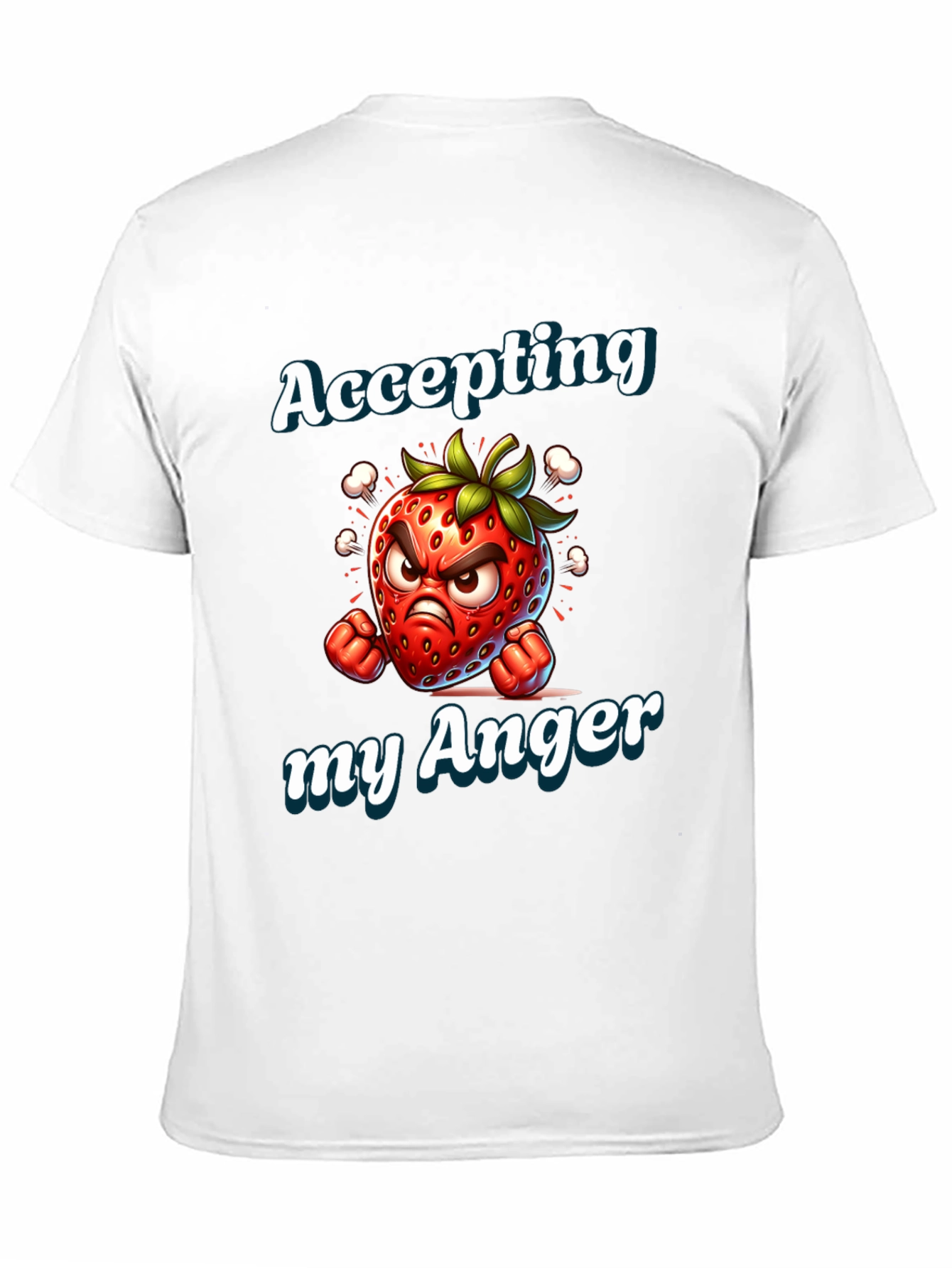 Accepting My Anger Strawberry Graphic Tee