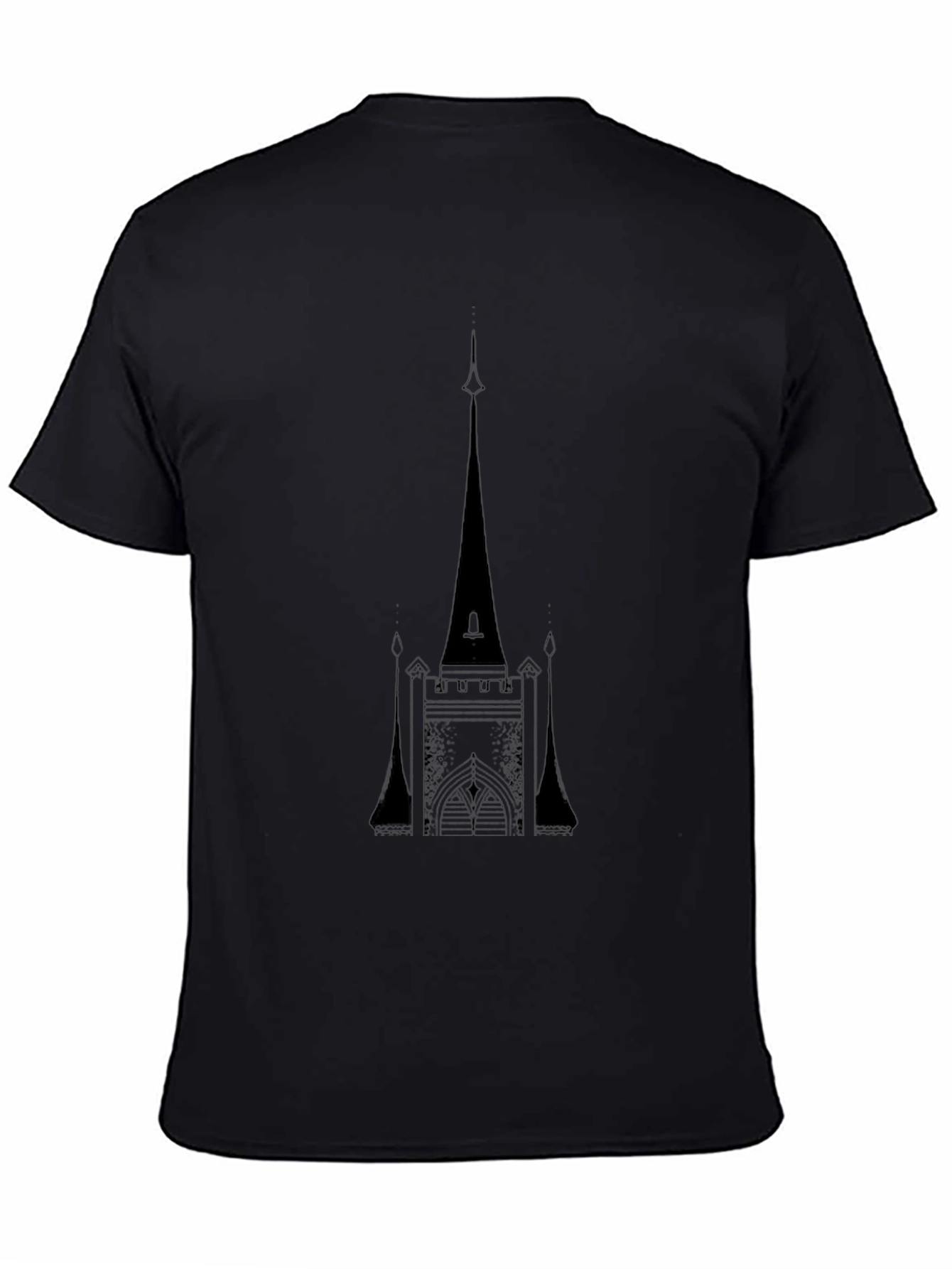 Black Church Tower Graphic Tee