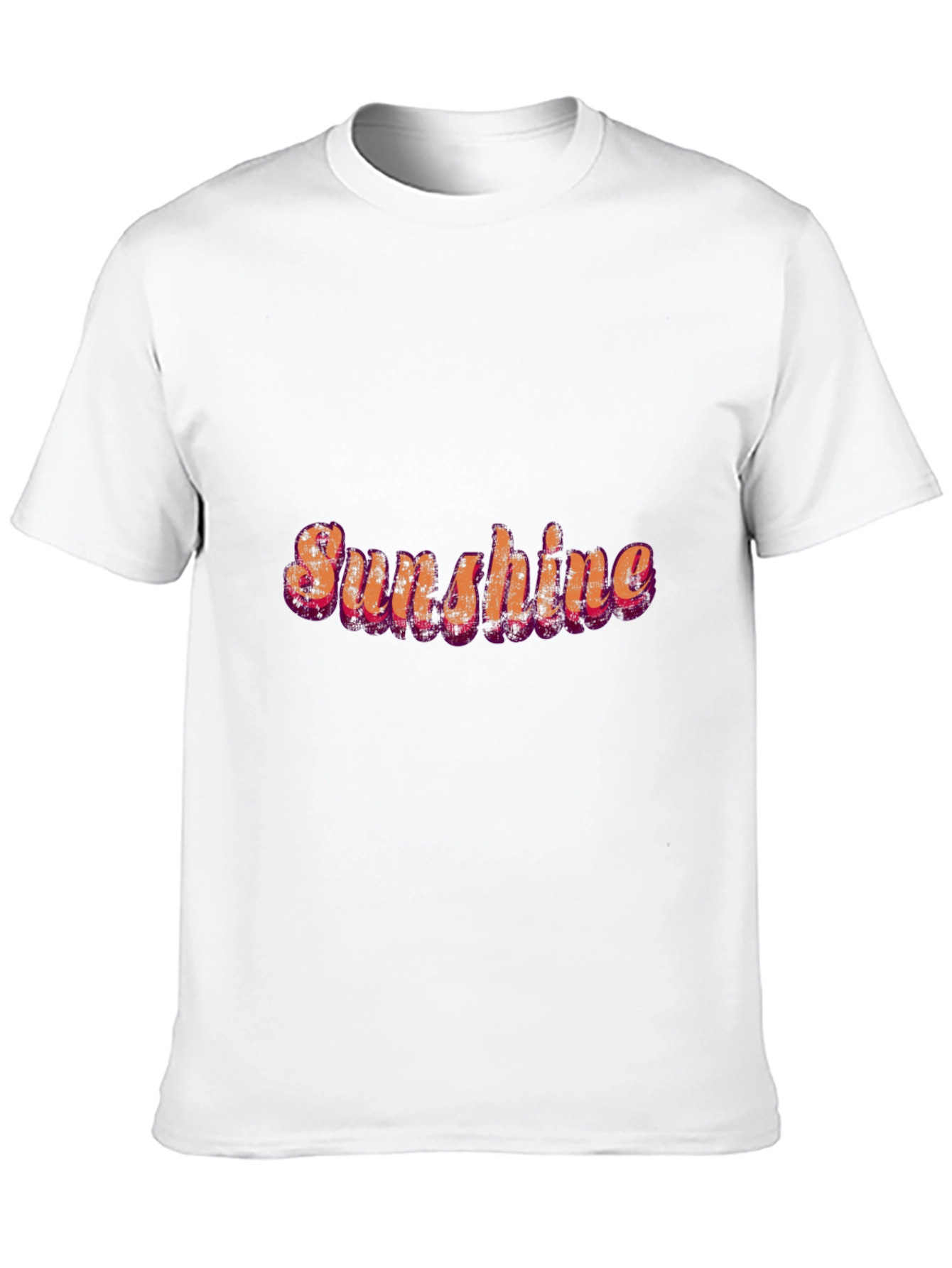 Sunshine Graphic Print Black Casual T-Shirt
