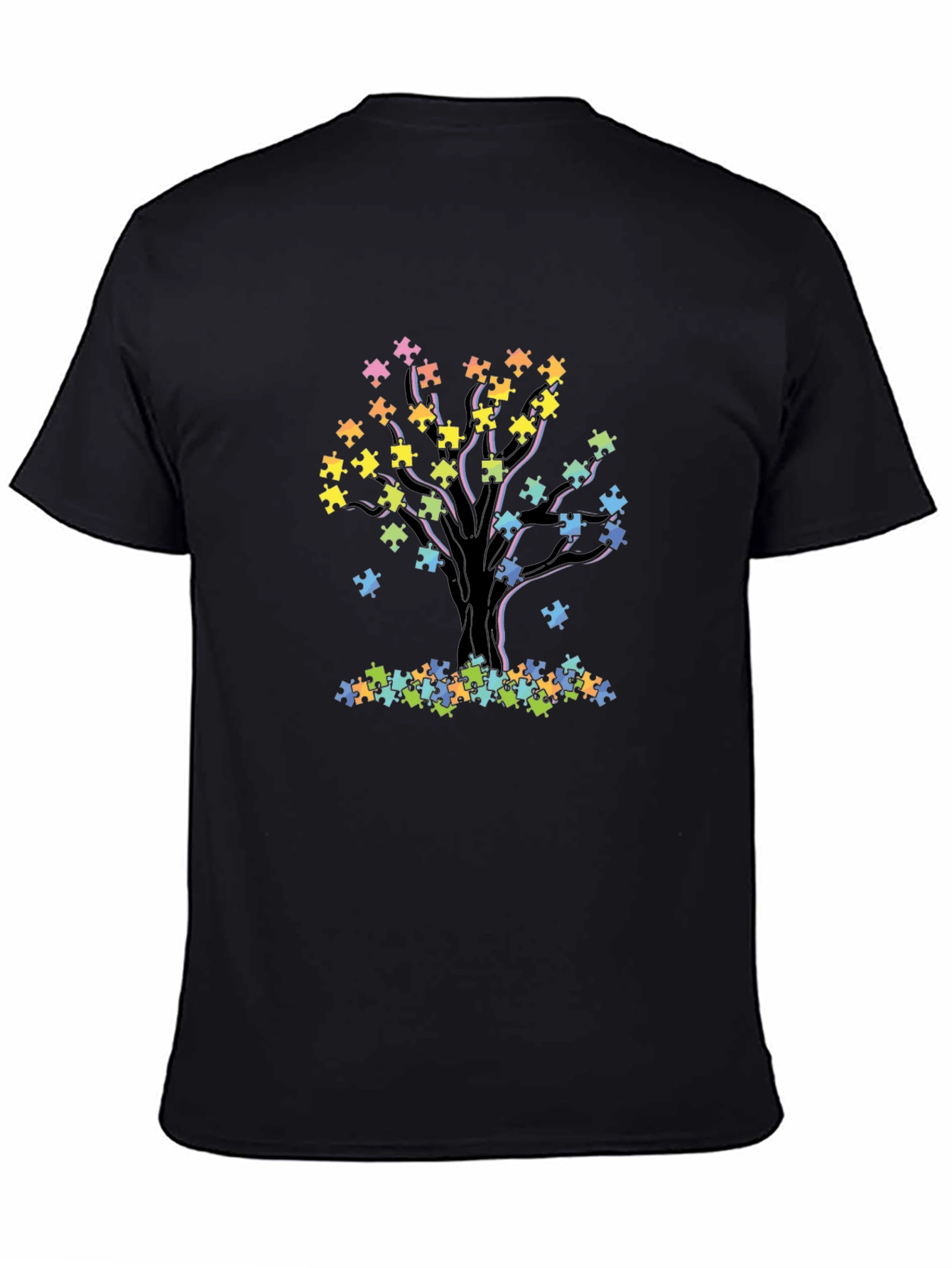 Autism Awareness Puzzle Tree T-Shirt