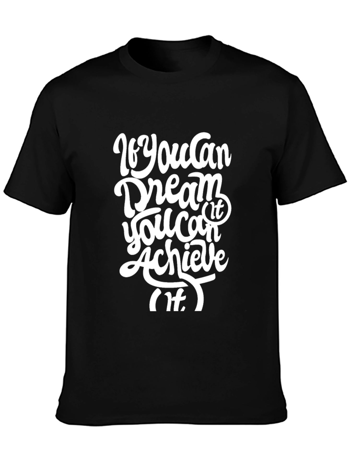 Dream Achieve Graphic Tee - Black