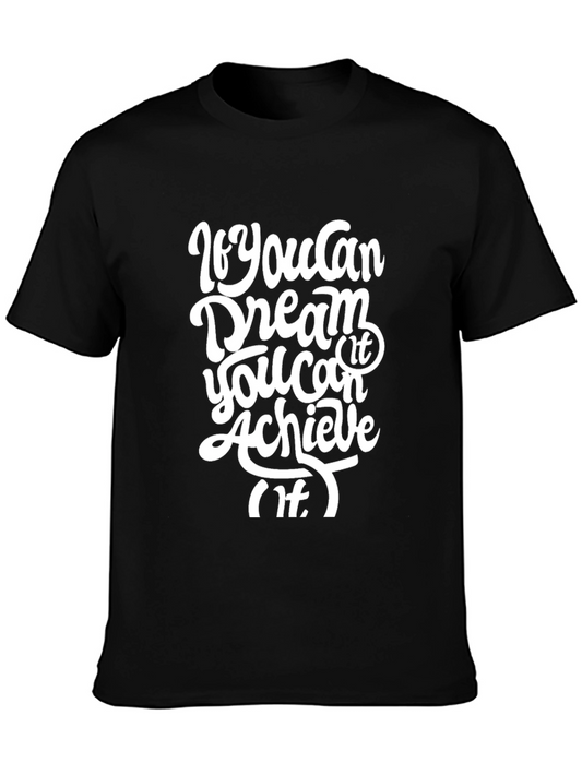 Dream Achieve Graphic Tee - Black