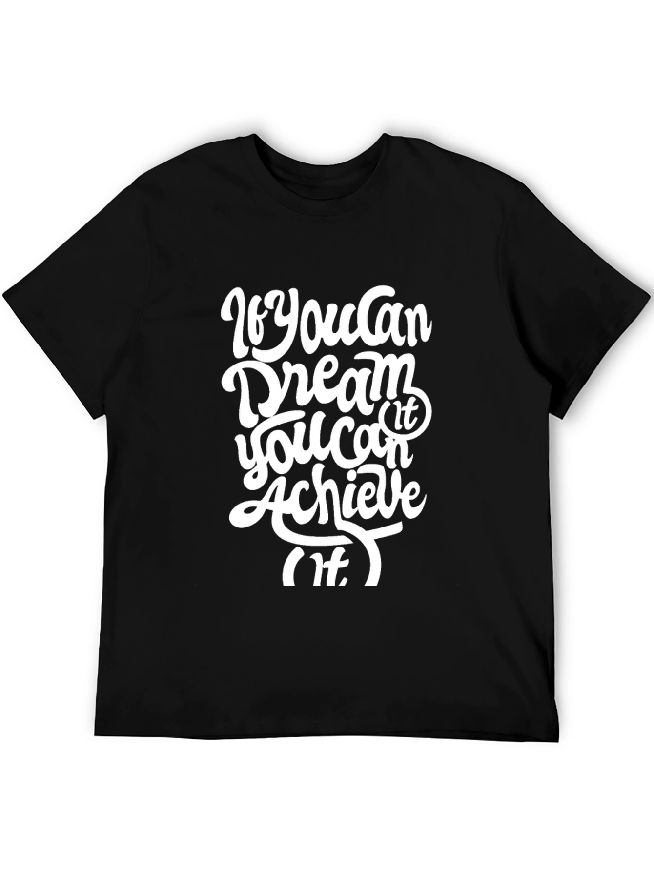 Dream Achieve Graphic Tee - Black