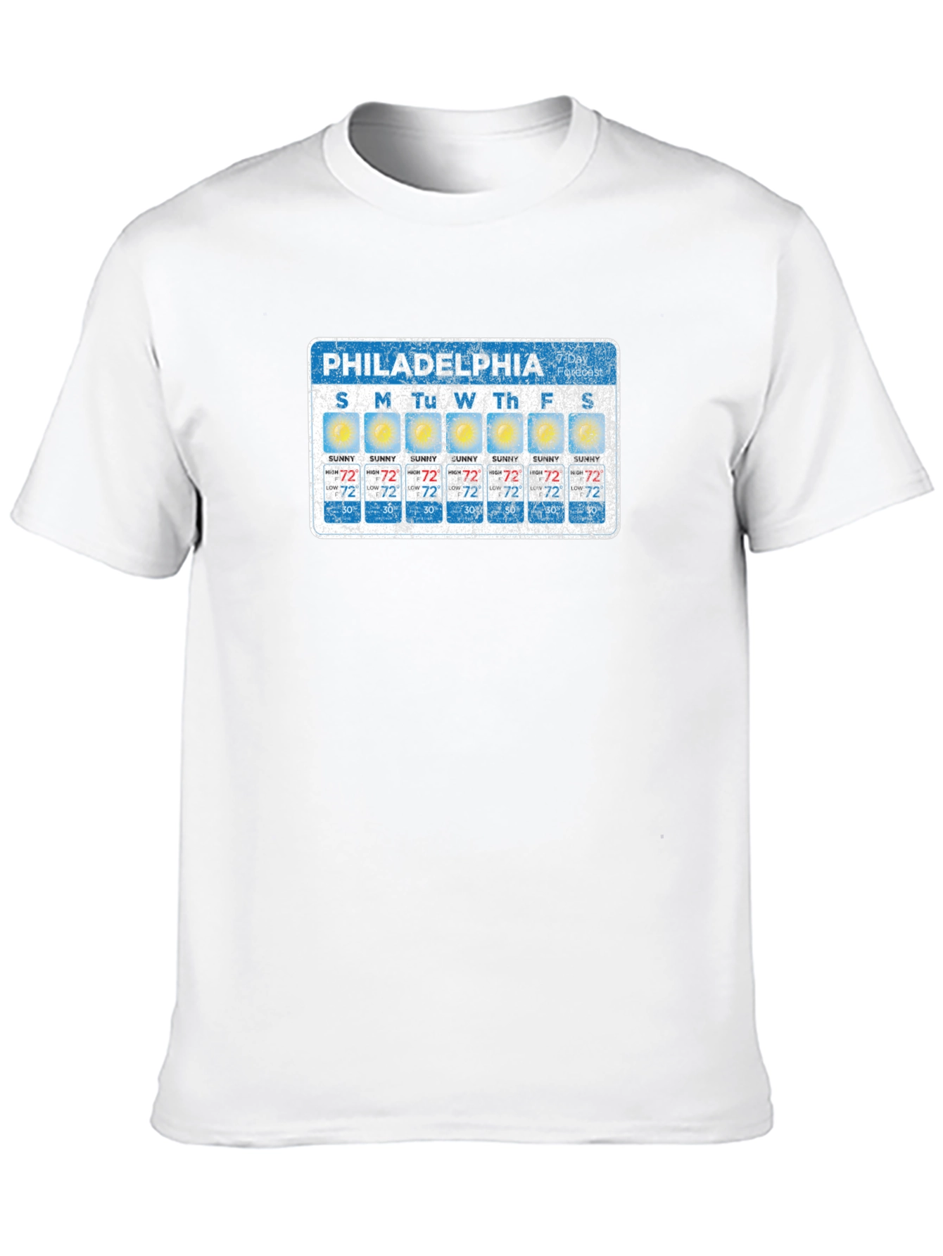 Philadelphia Weather Forecast Graphic Tee