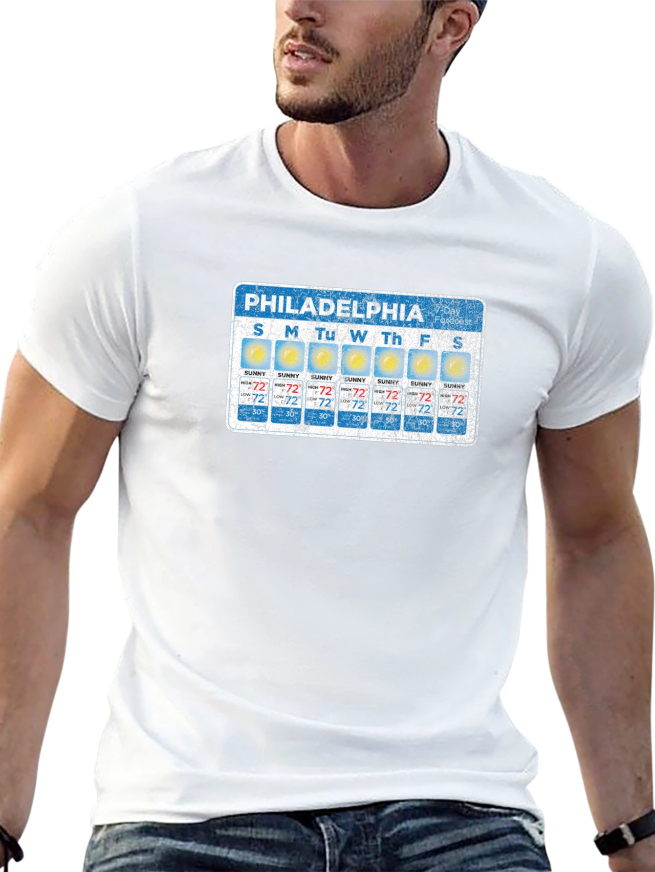 Philadelphia Weather Forecast Graphic Tee