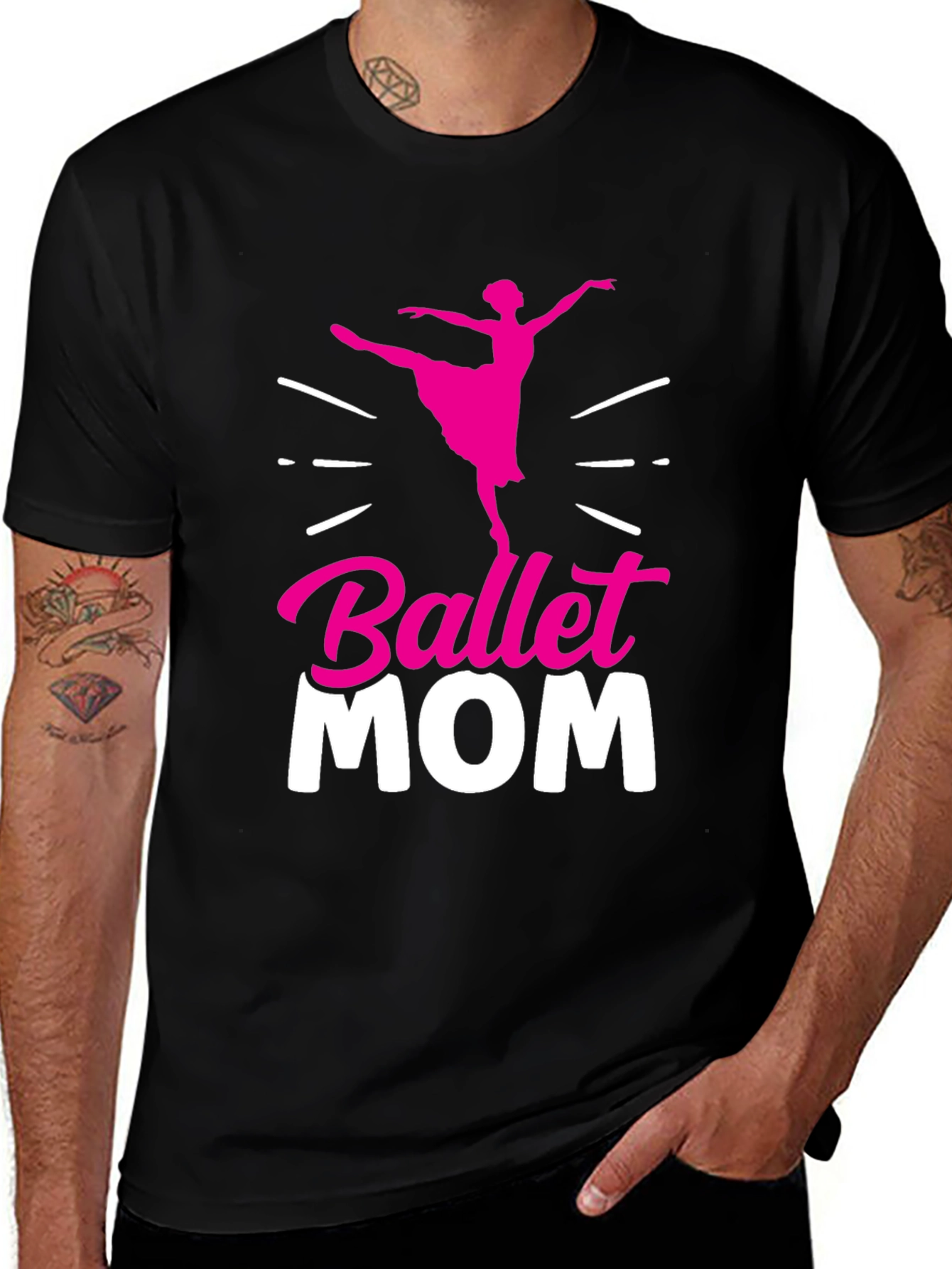 Ballet Mom Graphic Tee - Dance Support Shirt