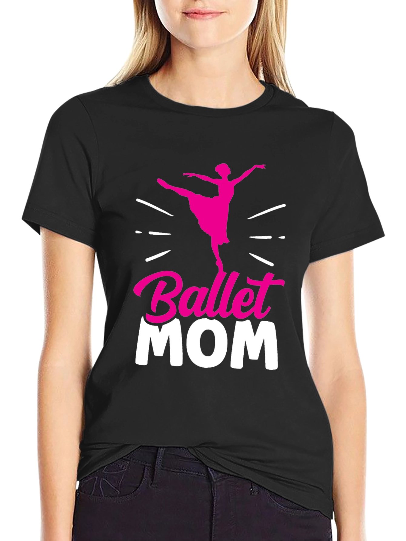 Ballet Mom Graphic Tee - Dance Support Shirt