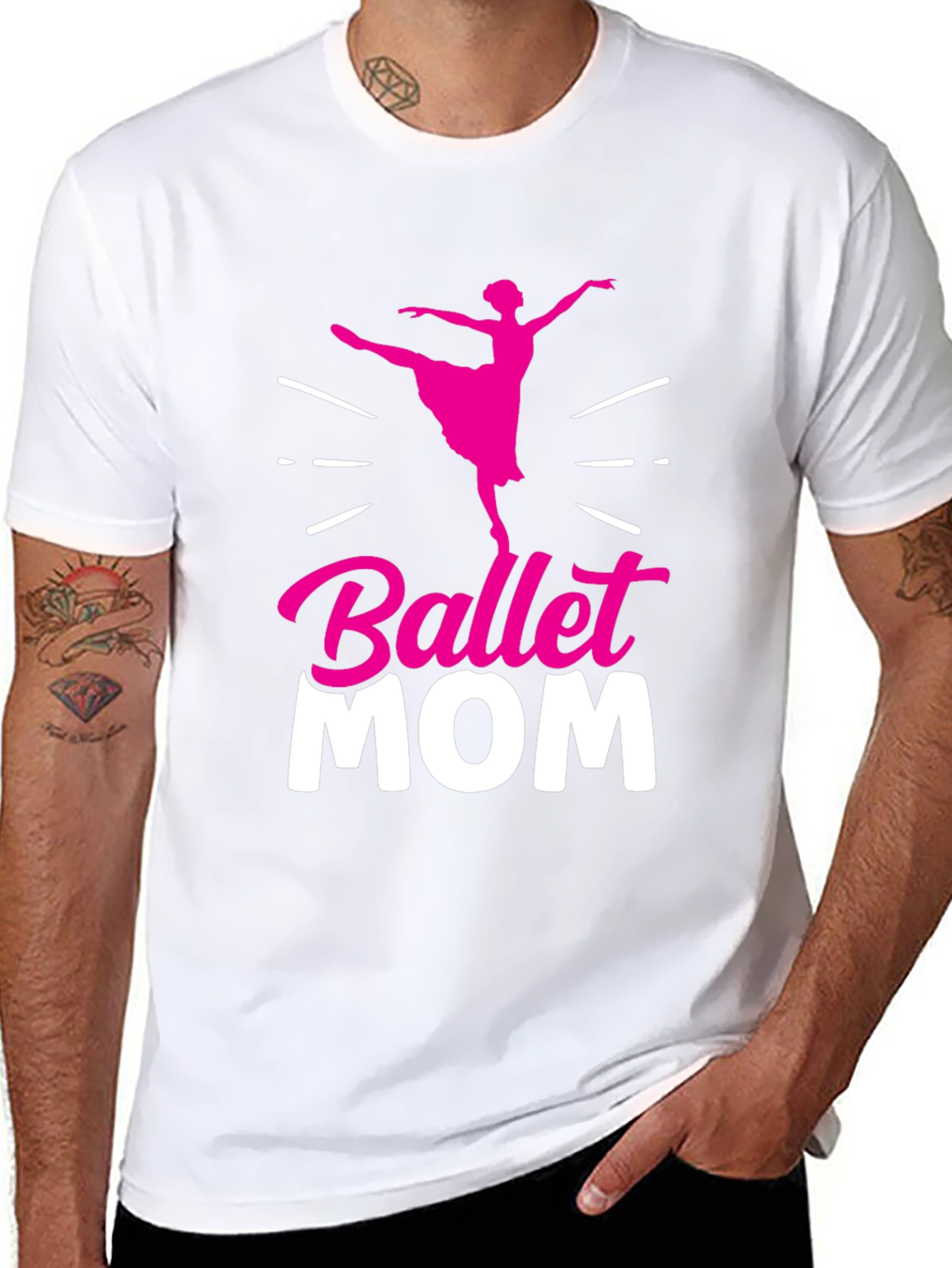 Ballet Mom Graphic Tee - Dance Support Shirt