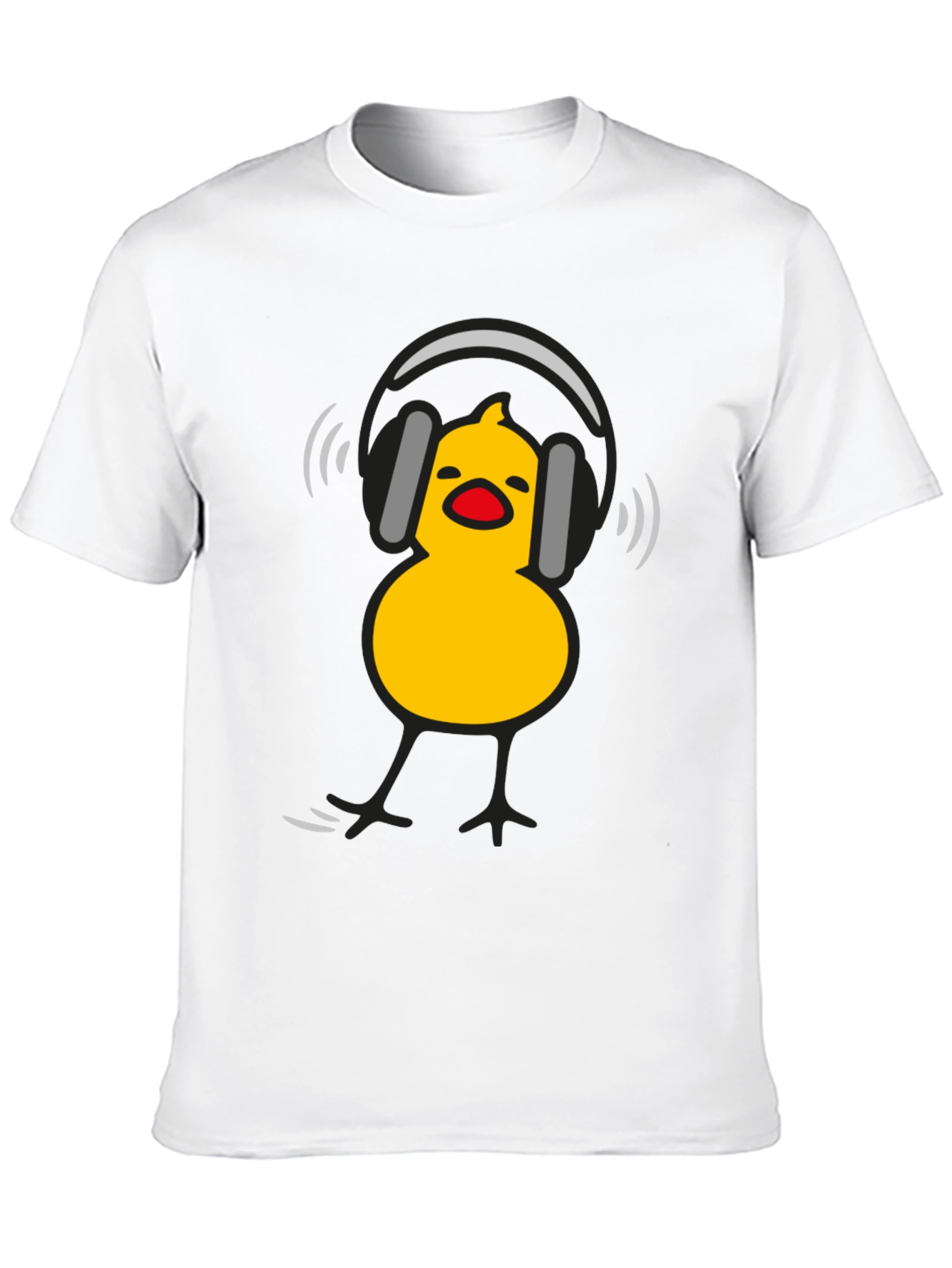 DJ Chick Graphic Tee - Black Cotton T-Shirt