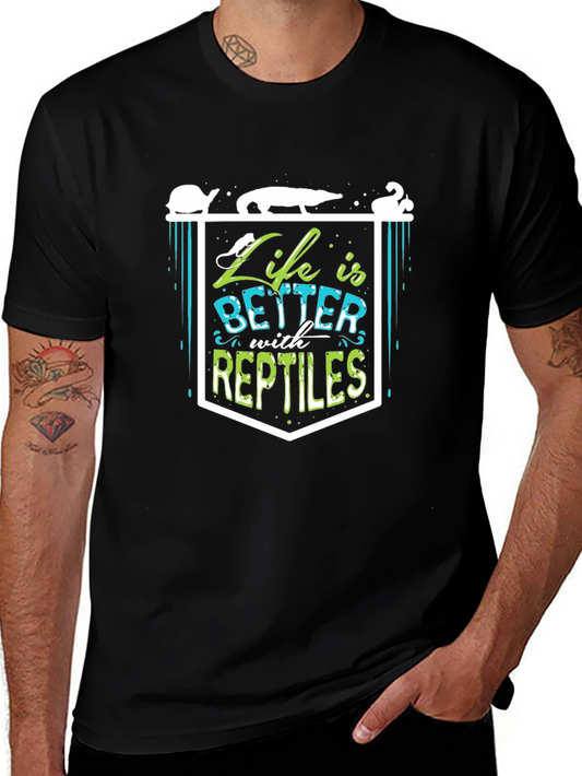 Reptile Lover T-Shirt: Life is Better with Reptiles