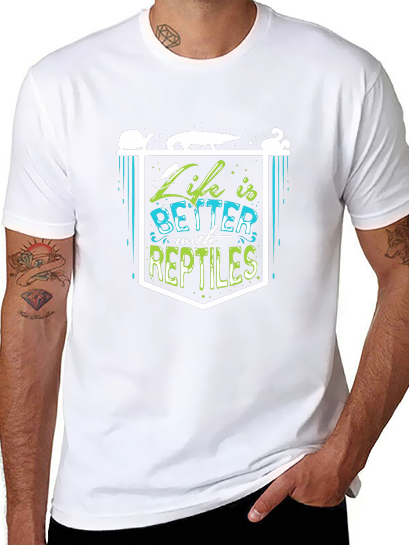 Reptile Lover T-Shirt: Life is Better with Reptiles