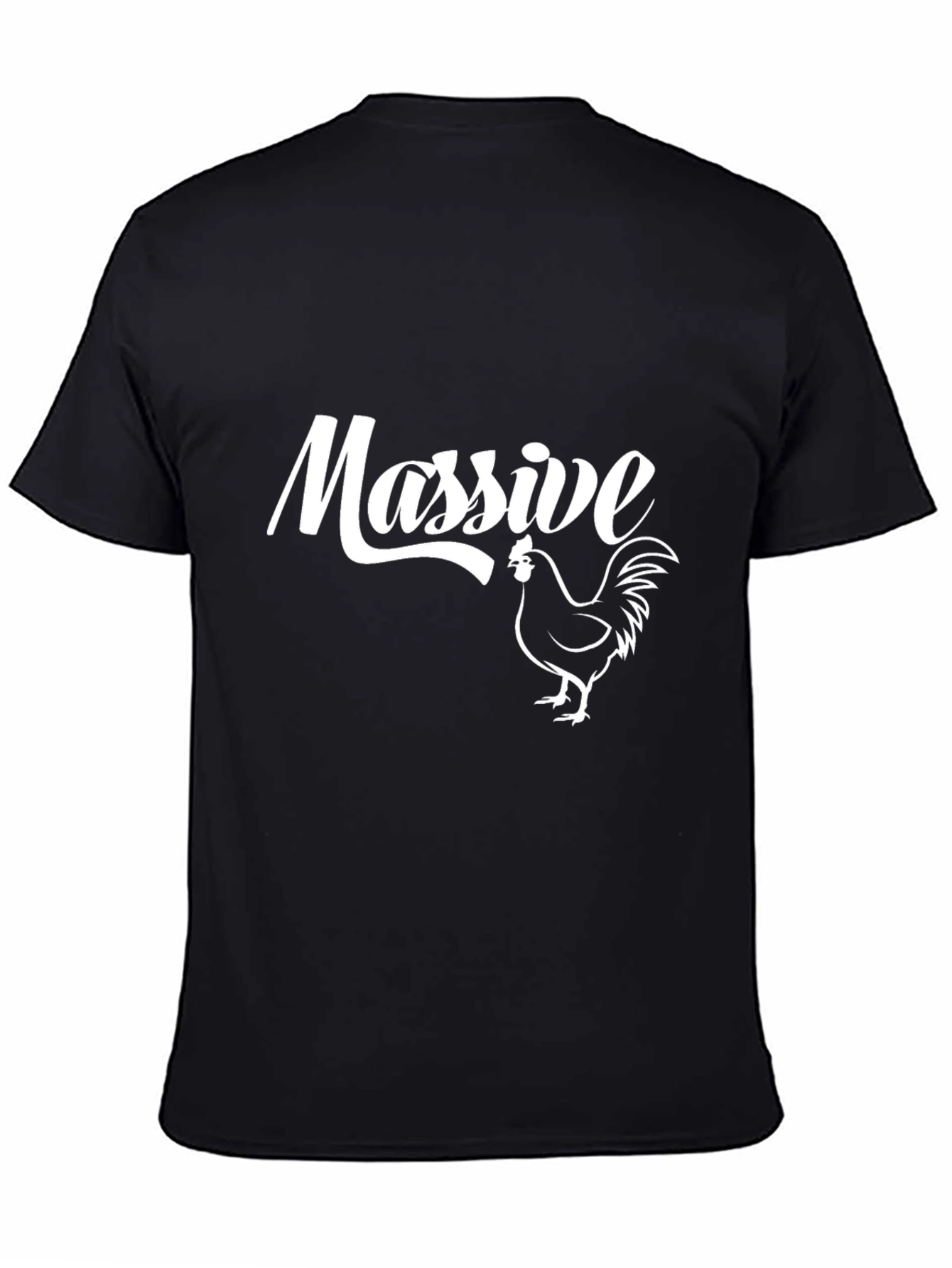 Massive Chicken Graphic T-Shirt - Casual Style
