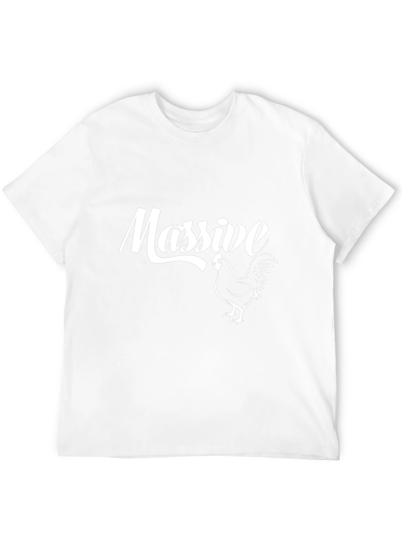 Massive Chicken Graphic T-Shirt - Casual Style