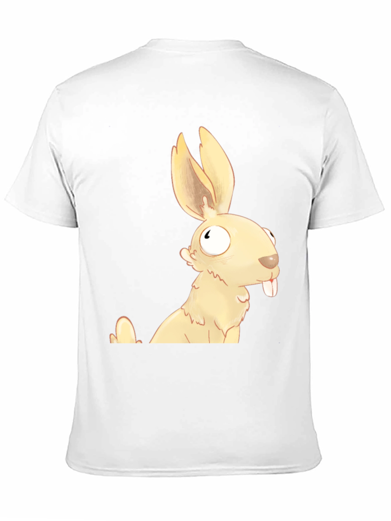 Funny Cartoon Rabbit Graphic T-Shirt