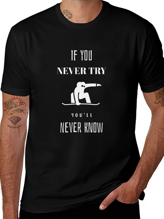 Inspirational Snowboarder Graphic Tee