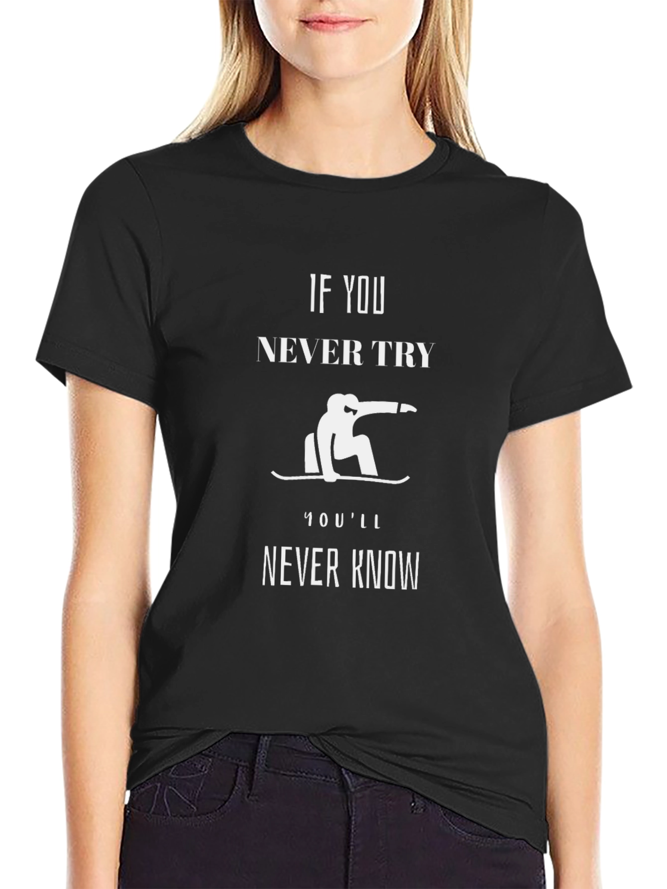 Inspirational Snowboarder Graphic Tee