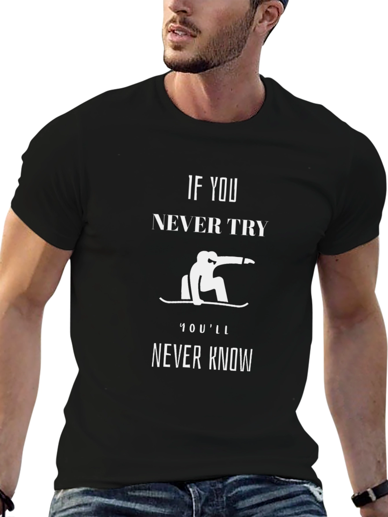 Inspirational Snowboarder Graphic Tee