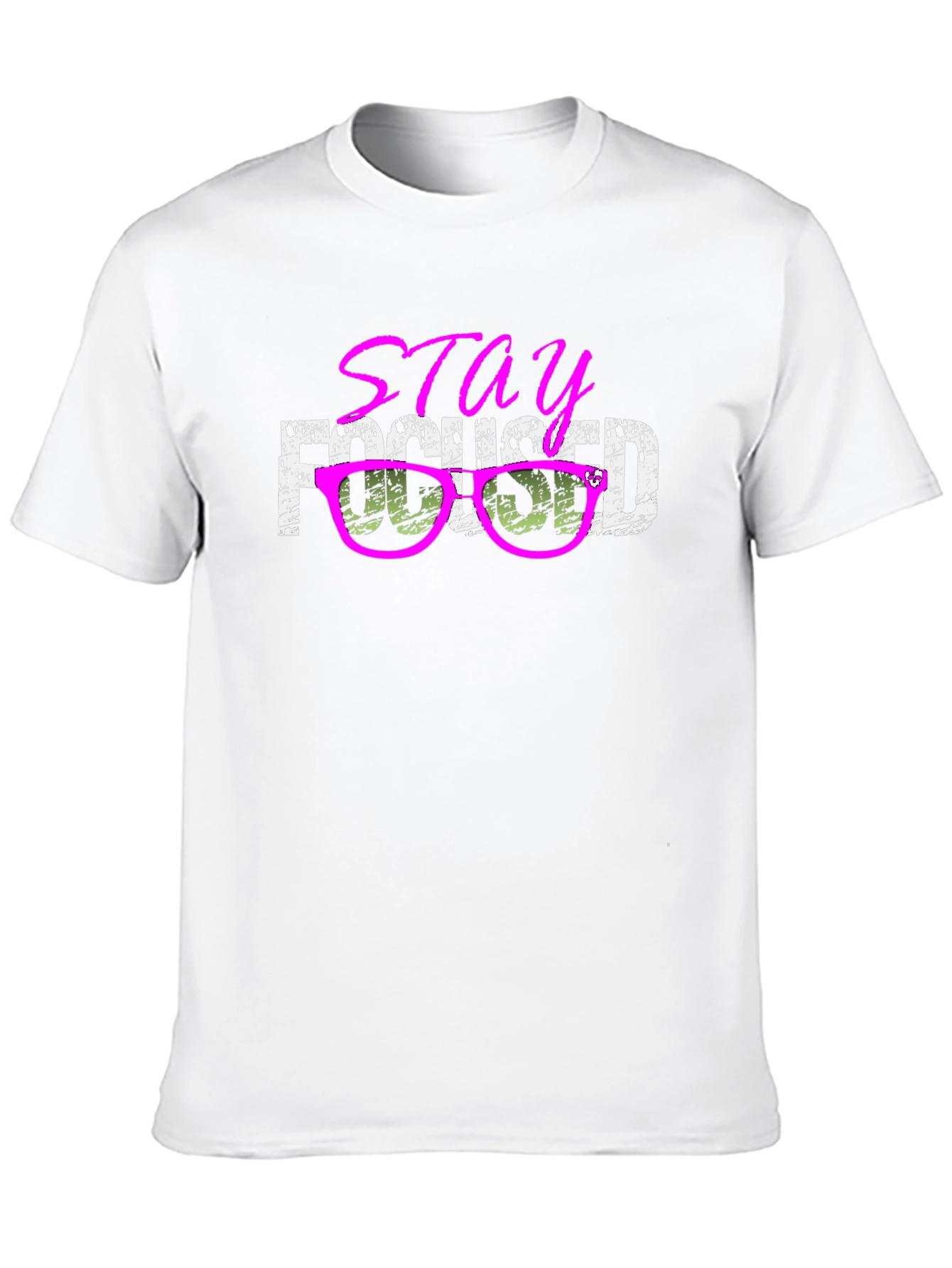 Stay Focused Graphic Tee - Casual Style