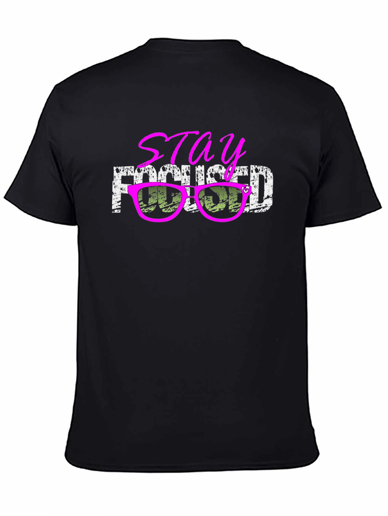 Stay Focused Graphic Tee - Casual Style