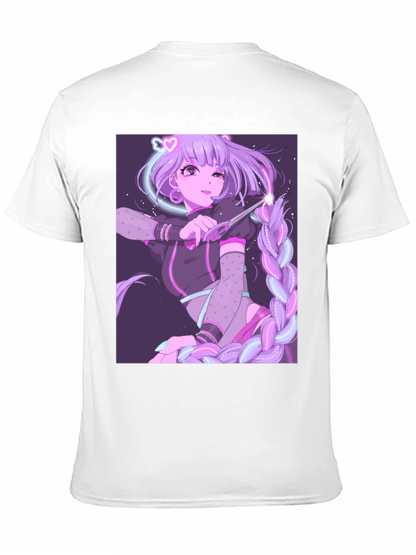 Anime Graphic Tee - Magical Girl Design