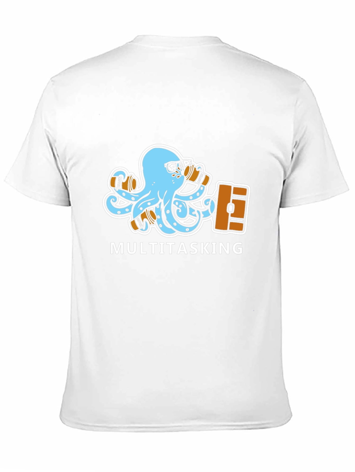 Multitasking Octopus Coffee T-Shirt
