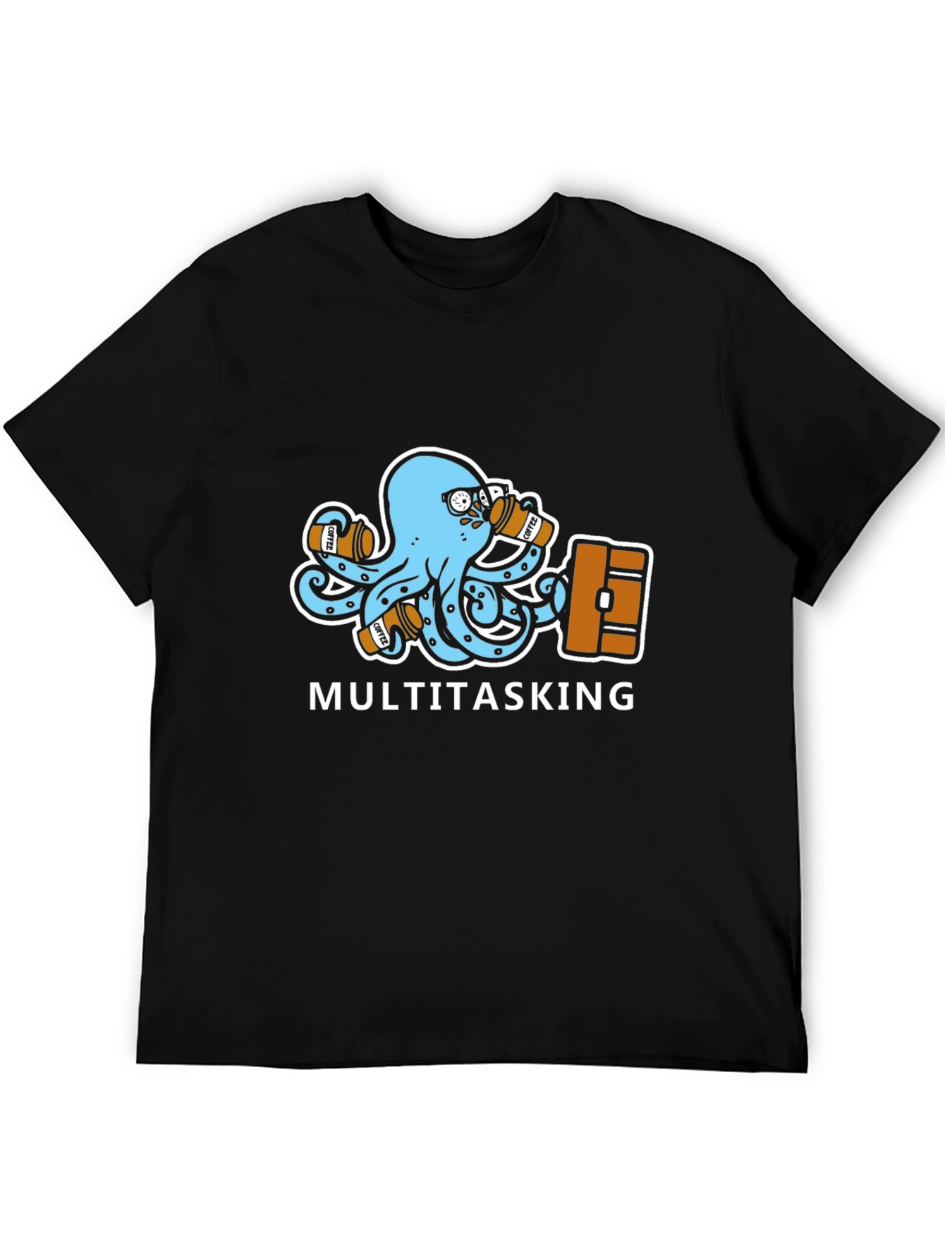 Multitasking Octopus Coffee T-Shirt
