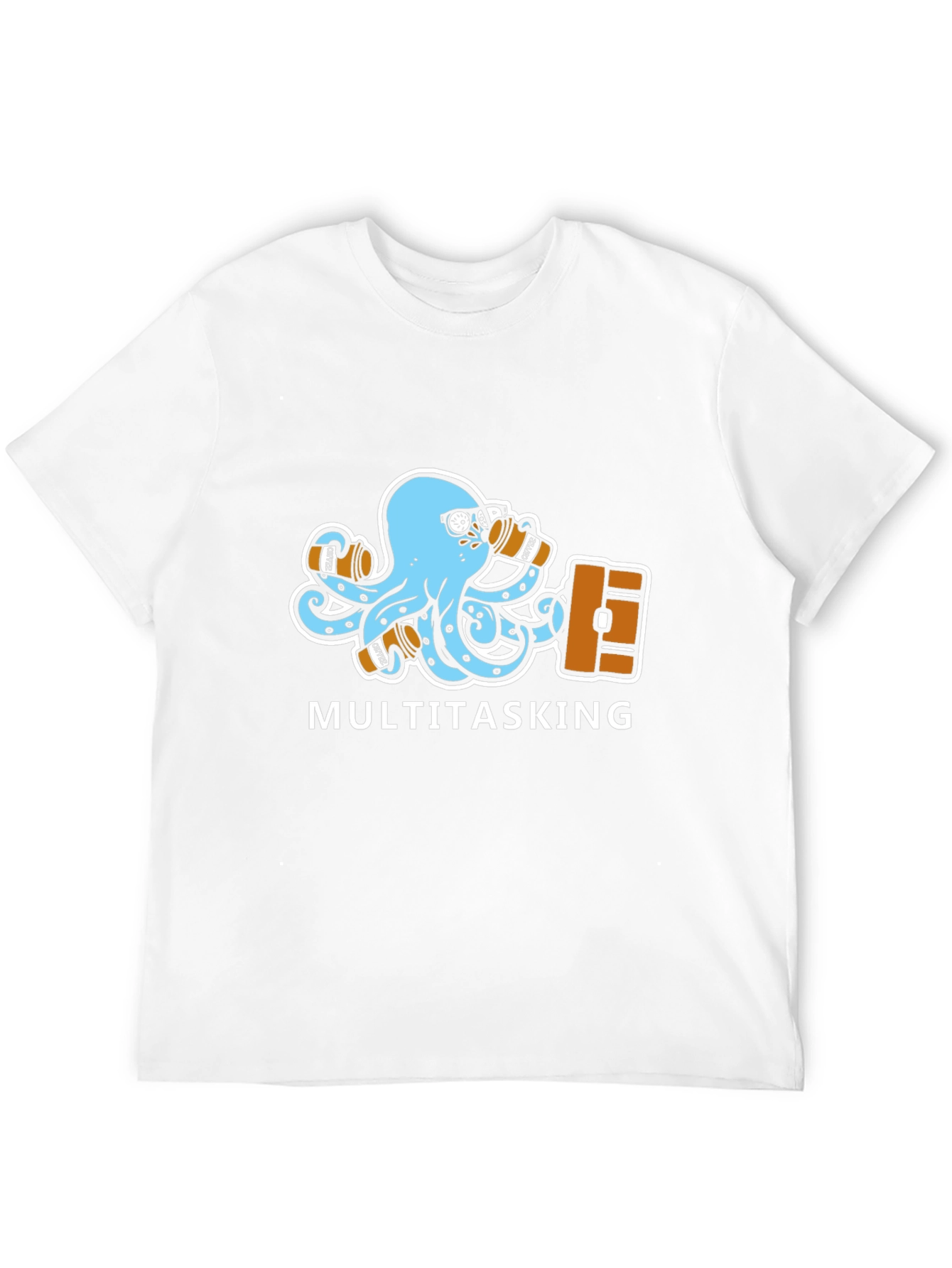 Multitasking Octopus Coffee T-Shirt