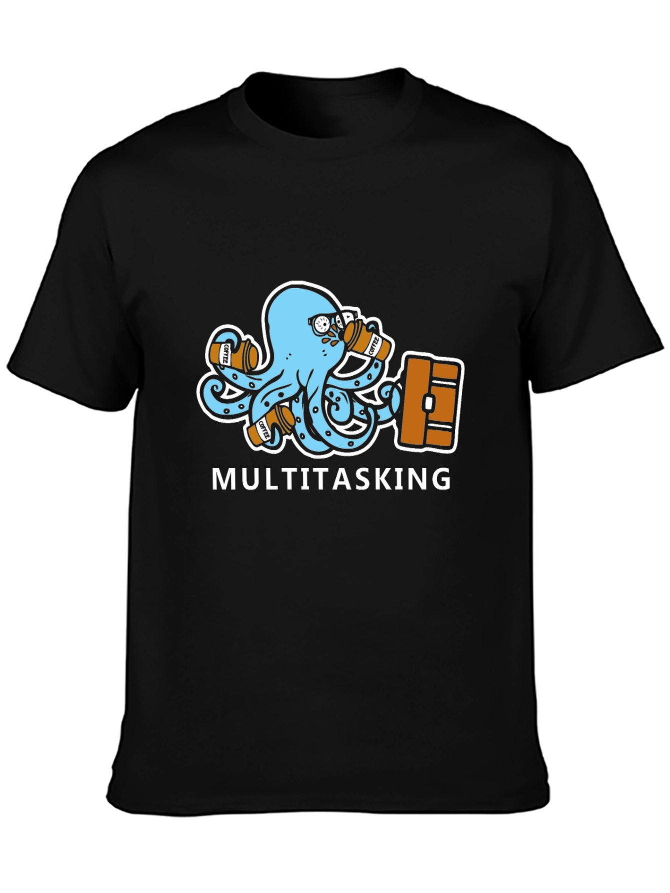 Multitasking Octopus Coffee T-Shirt