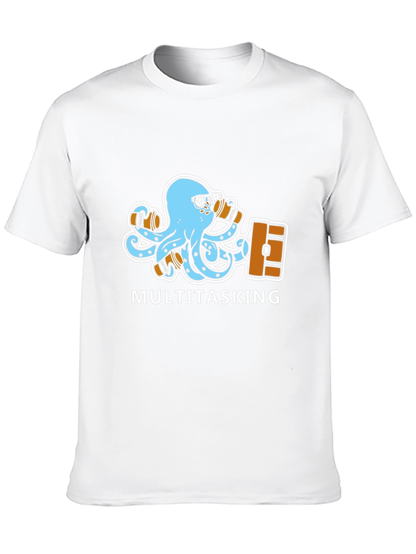 Multitasking Octopus Coffee T-Shirt