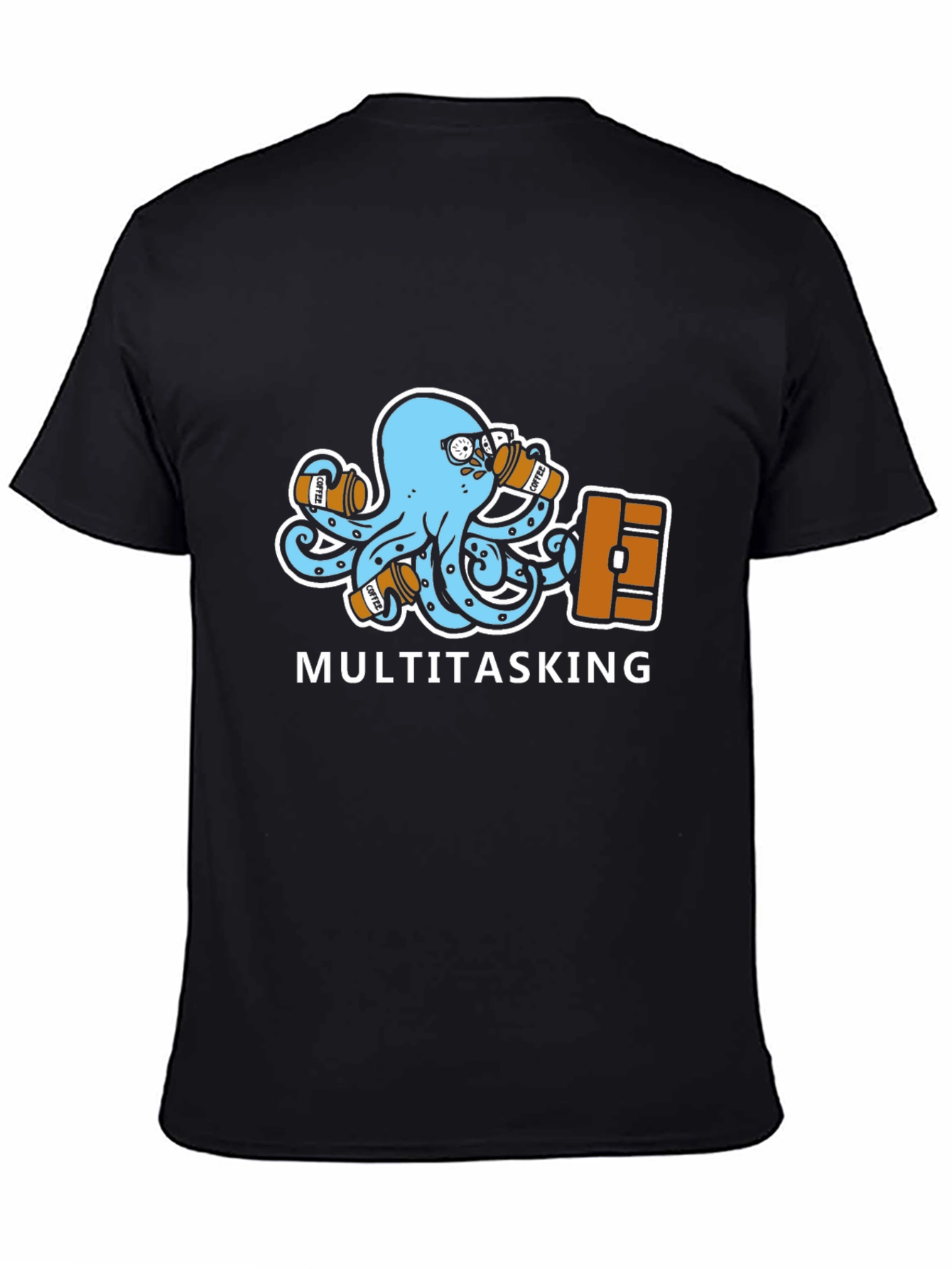 Multitasking Octopus Coffee T-Shirt