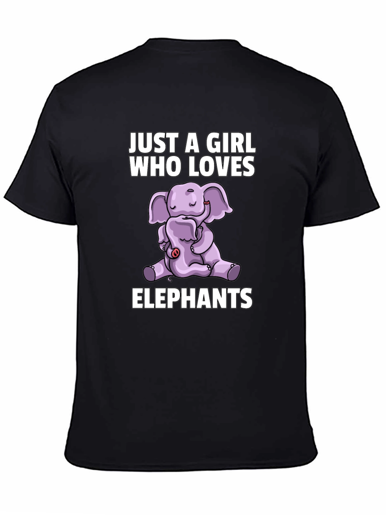 Elephant Lovers T-Shirt - Girls Cute Elephant Design