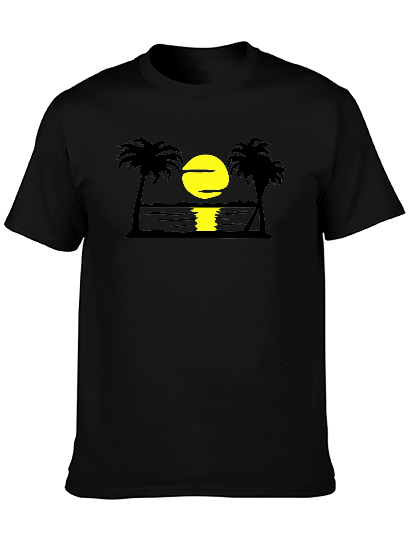 Sunset Beach T-Shirt | Palm Tree Graphic Tee