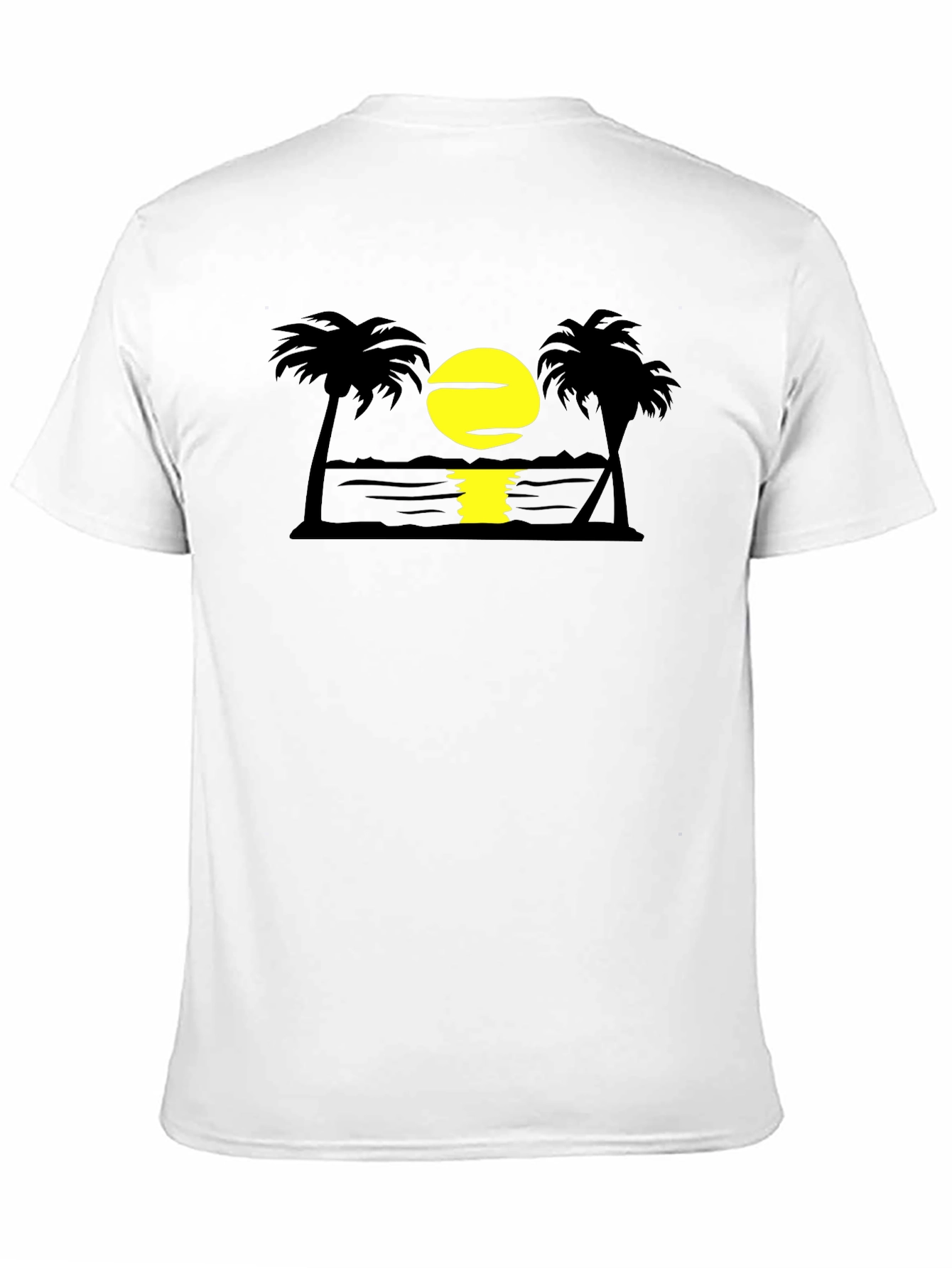 Sunset Beach T-Shirt | Palm Tree Graphic Tee