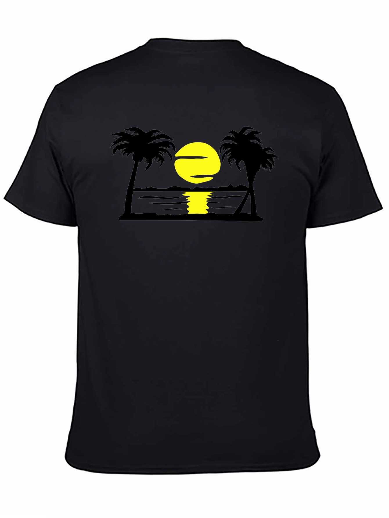 Sunset Beach T-Shirt | Palm Tree Graphic Tee