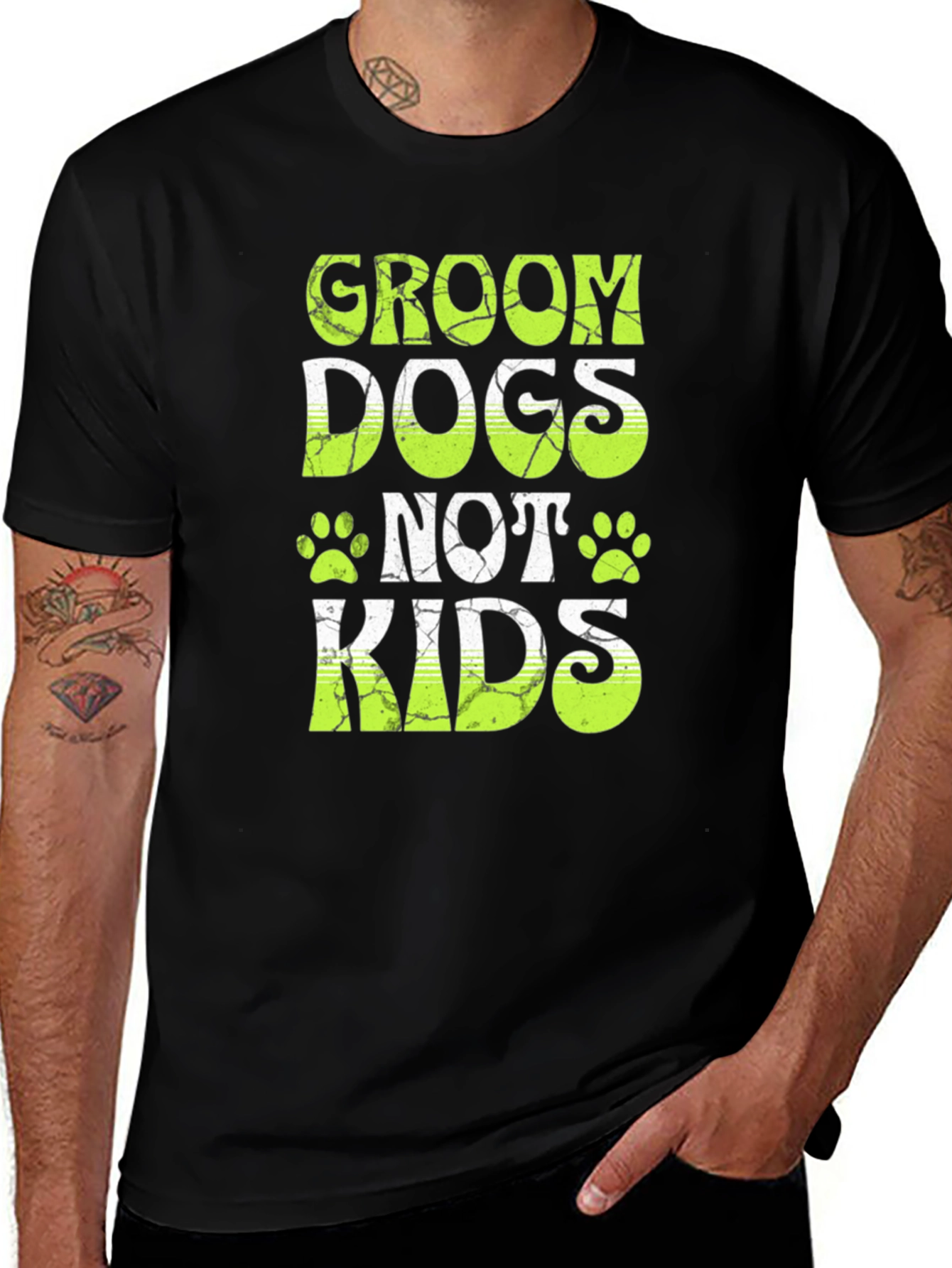 Groom Dogs Not Kids T-Shirt