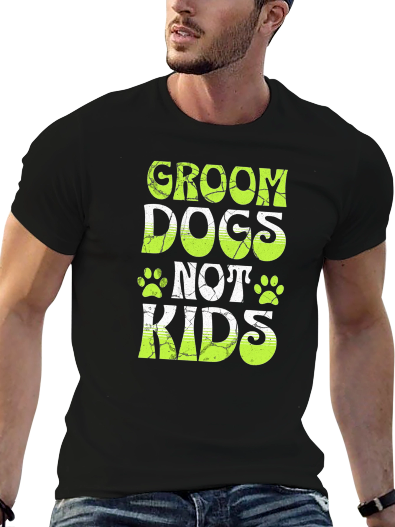 Groom Dogs Not Kids T-Shirt
