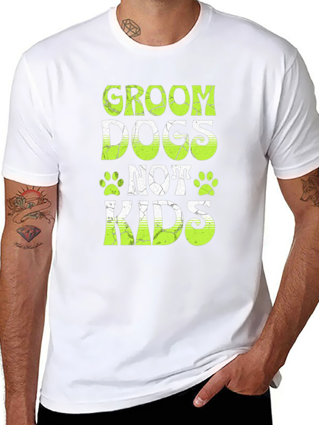 Groom Dogs Not Kids T-Shirt