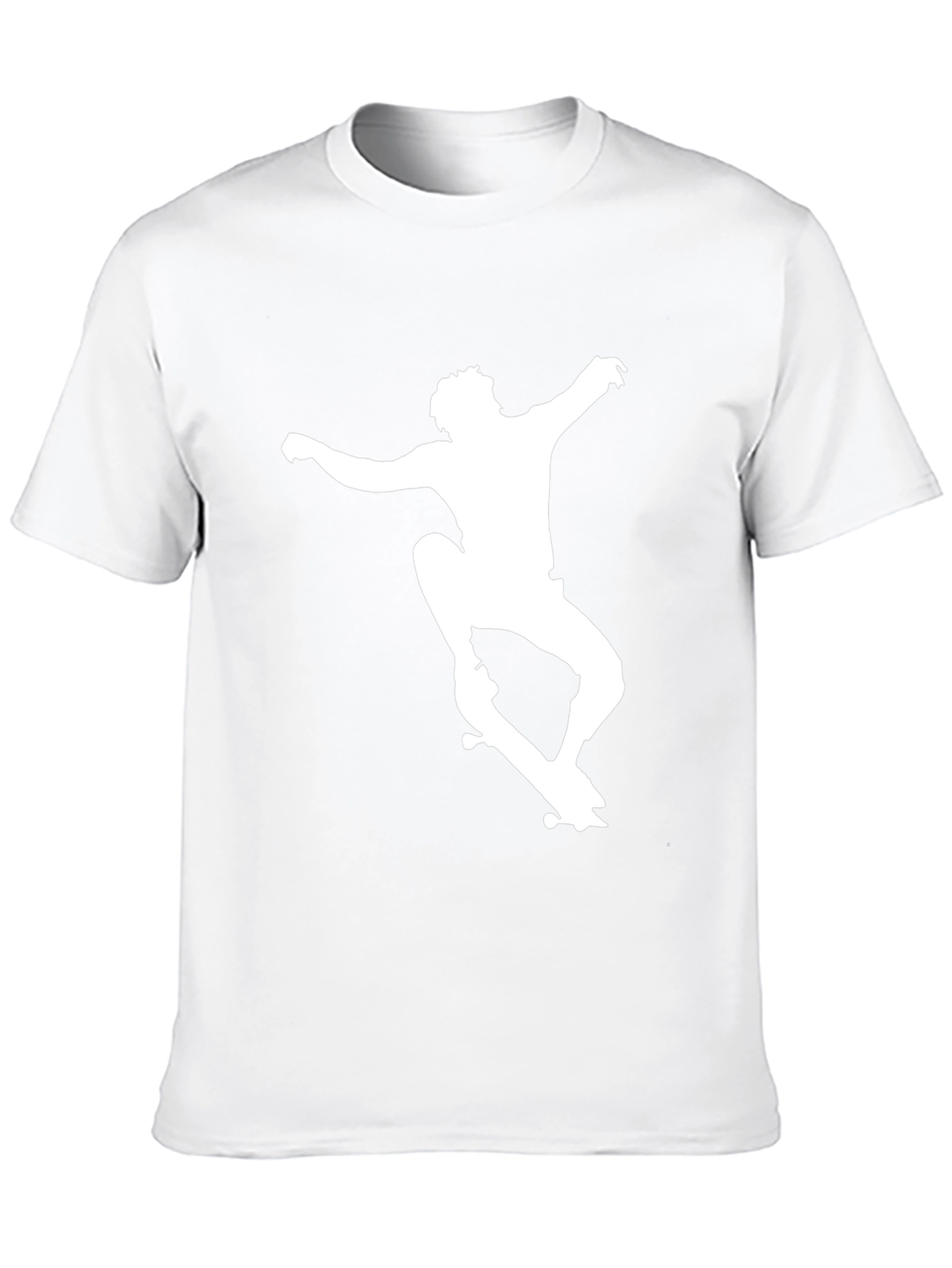 Skateboarder Graphic Tee - Black Casual Shirt