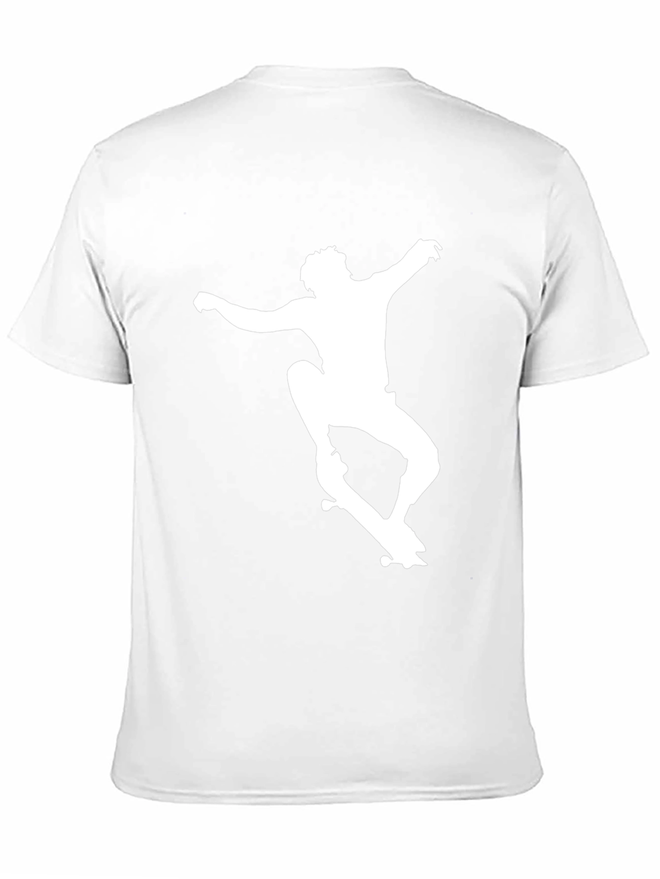 Skateboarder Graphic Tee - Black Casual Shirt