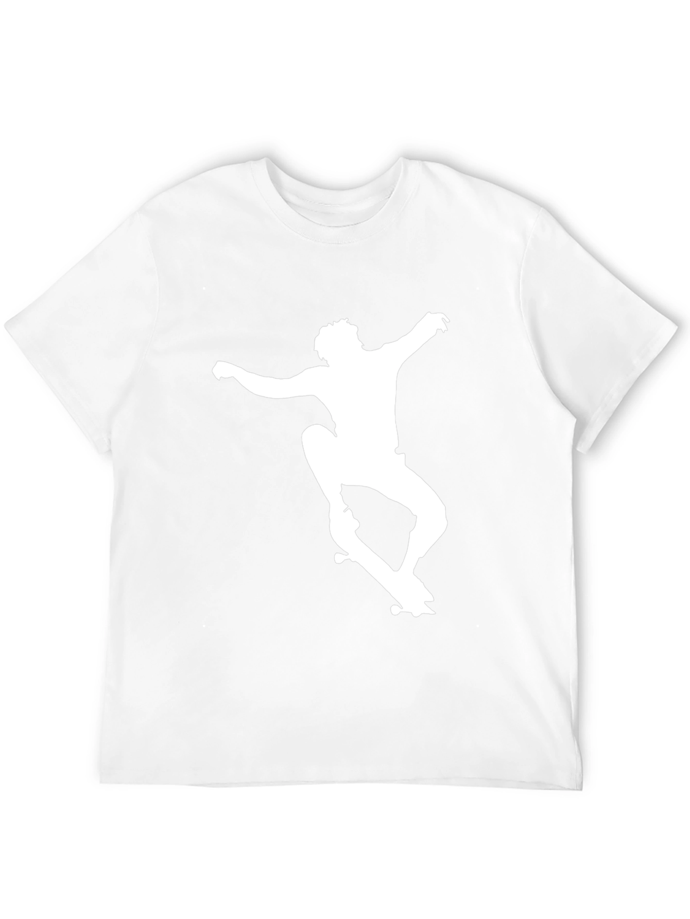 Skateboarder Graphic Tee - Black Casual Shirt